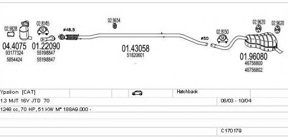 MTS C170179009294 Exhaust System